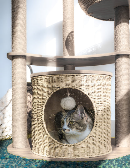 Wicker Summer Cat Tree