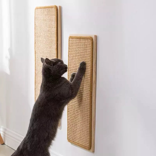 Wooden Wall Cat Scratcher