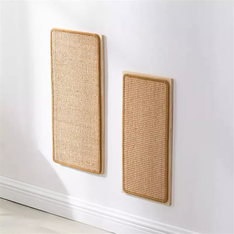 Wooden Wall Cat Scratcher